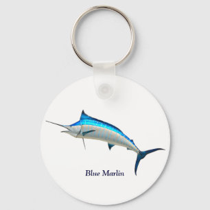 Blue Marlin Game Fish Key Ring