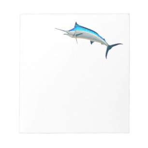 Blue Marlin Game Fish Notepad