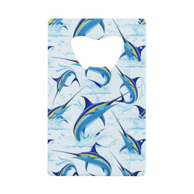 Blue Marlin Jumping out of Ocean (Front)