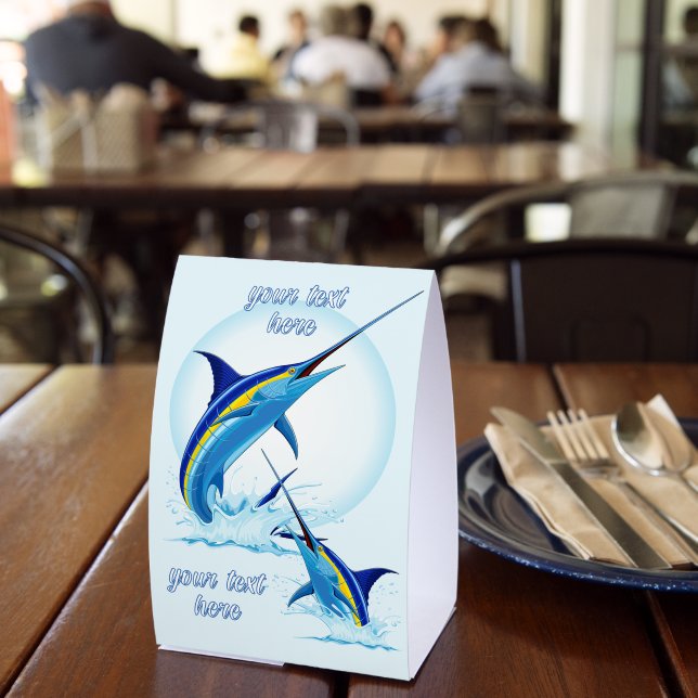 Blue Marlin Jumping out of Ocean (Insitu(Restaurant))