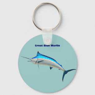 Blue Marlin Key Ring