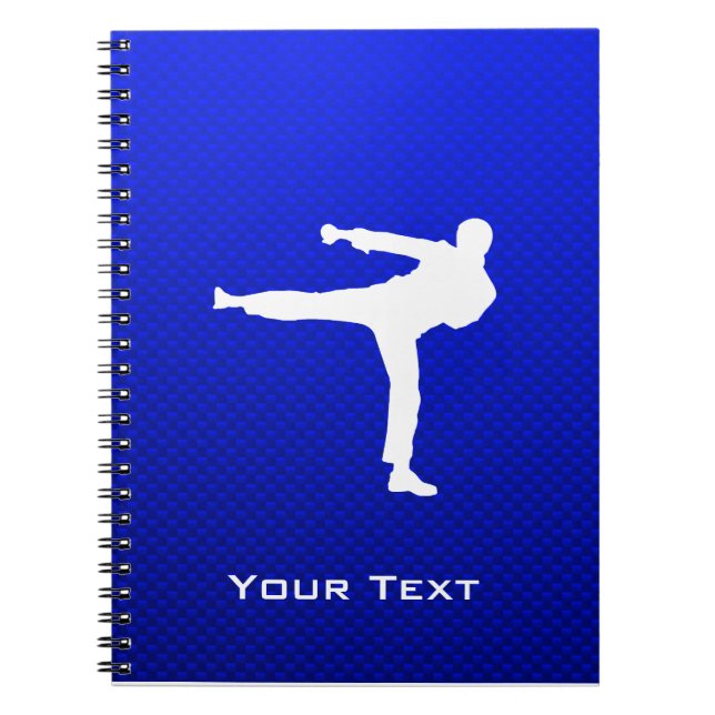 Blue Martial Arts Notebook (Front)