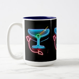 Blue Martini Two-Tone Coffee Mug