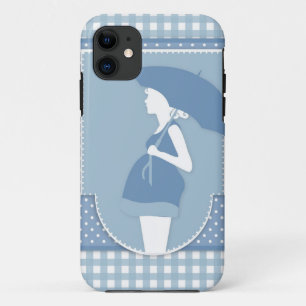 blue maternity iPhone 11 case