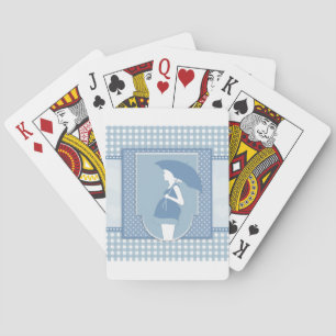 blue maternity playing cards