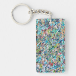 Blue Meadow Keychain