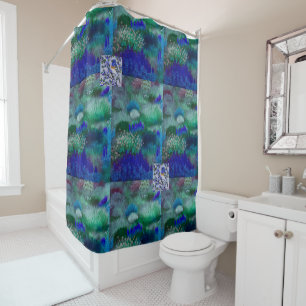 Blue Meadows Shower Curtain
