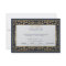 Blue Mediaeval Sword Wedding RSVP Enclosure Card