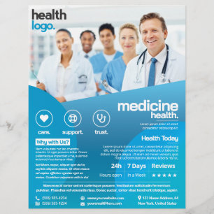 Blue Medical Healthcare (Template) Flyer
