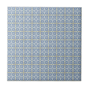 Blue Mediterranean  Ceramic Tile
