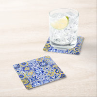 Blue Mediterranean Tile and Citrus