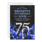 Blue Mens 75th Birthday