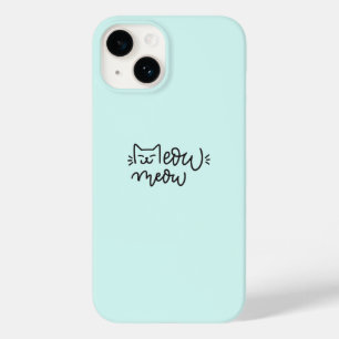 Blue Meow Phone case