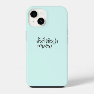 Blue Meow Phone case