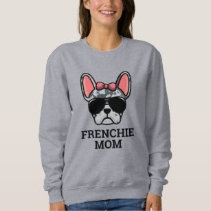 Blue Merle Female French Bulldog Frenchie Dog Mum  Sweatshirt