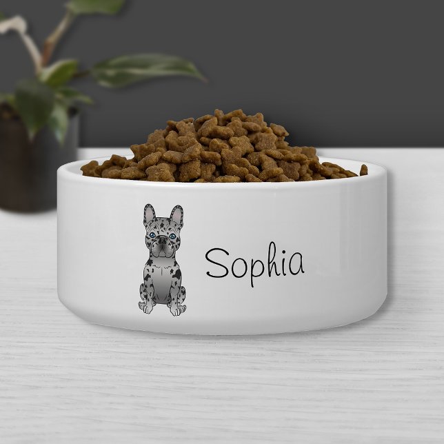 Blue Merle French Bulldog Frenchie Cute Dog & Name (Creator Uploaded)