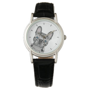 Blue Merle French Bulldog / Frenchie Cute Dog Watch