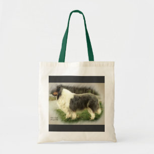Blue Merle Rough Collie Art Gifts Tote Bag