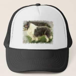 Blue Merle Rough Collie Art Gifts Trucker Hat