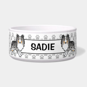 Blue Merle Shetland Sheepdog Sheltie Dog & Name