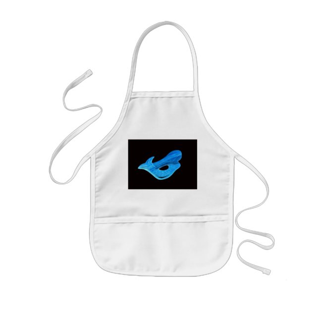 blue mermaid apron (Front)