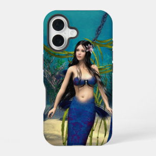 Blue Mermaid iPhone 16 Case