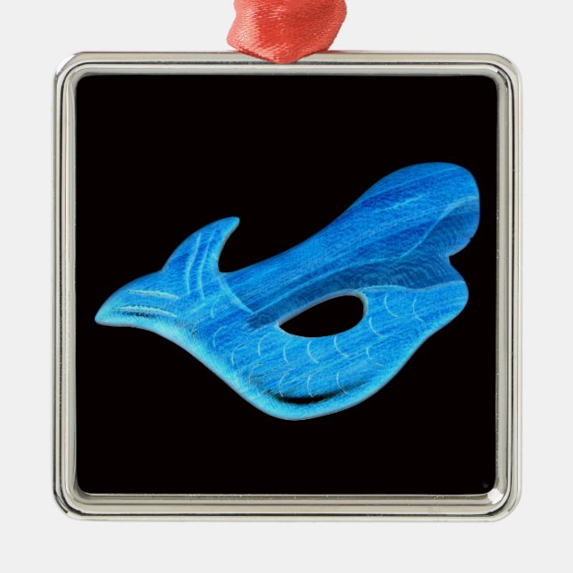 blue mermaid ornament (Front)