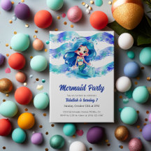 Blue Mermaid Party