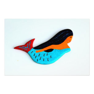 blue mermaid photo print