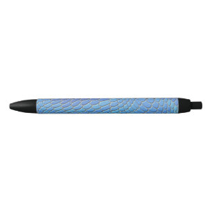 Blue mermaid prosecutors, fish scale black ink pen