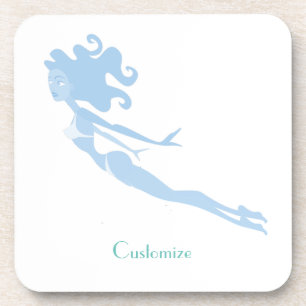 Blue Mermaid Swimmer Thunder_Cove Coaster