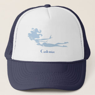 Blue Mermaid Swimmer Thunder_Cove  Trucker Hat