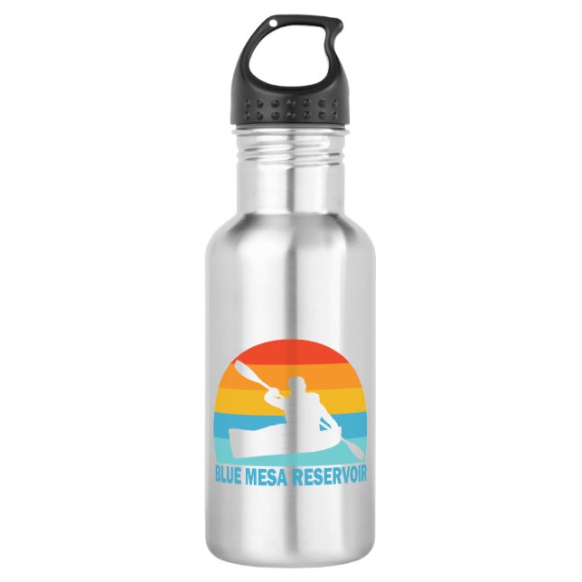 Blue Mesa Reservoir Colorado Kayak 532 Ml Water Bottle (Front)