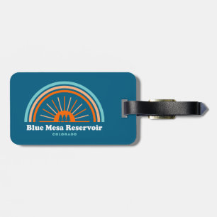 Blue Mesa Reservoir Colorado Rainbow Luggage Tag