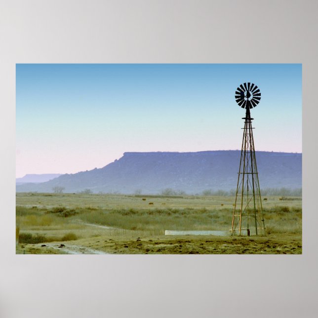 Blue Mesas Majesty Poster (Front)