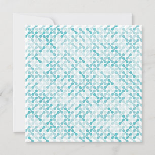 Blue metaball pattern card