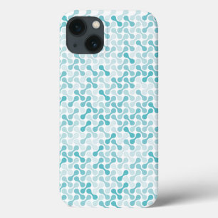 Blue metaball pattern iPhone 13 case