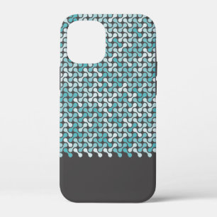 Blue metaball pattern iPhone 12 mini case