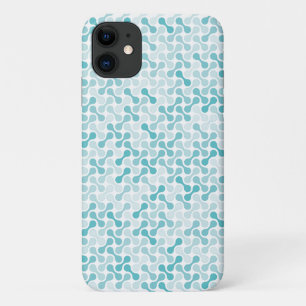Blue metaball pattern iPhone 11 case