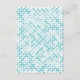 Blue metaball pattern enclosure card