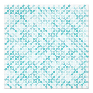 Blue metaball pattern photo print