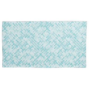 Blue metaball pattern pillowcase