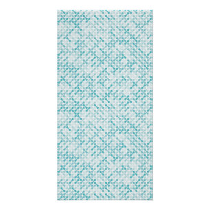 Blue metaball pattern poster