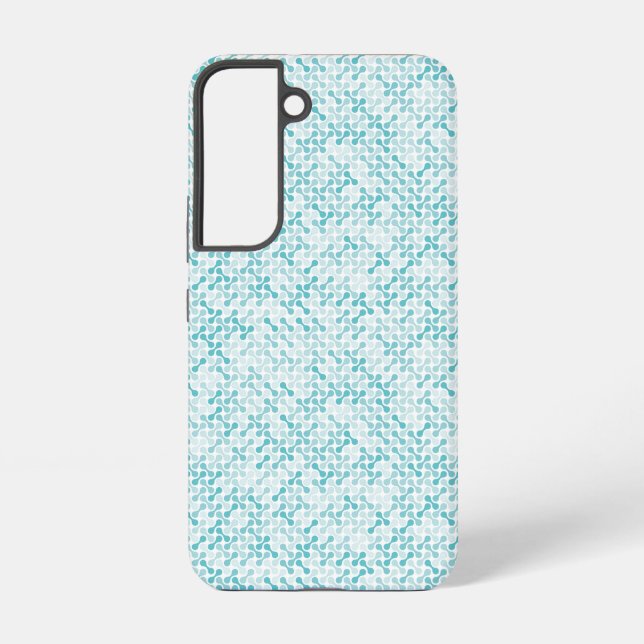 Blue metaball pattern samsung galaxy s22 case (Back)