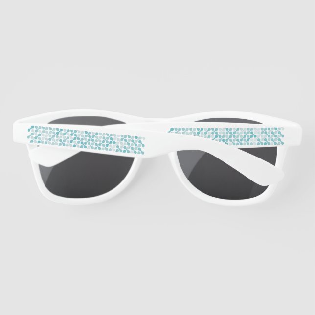 Blue metaball pattern sunglasses (Back)