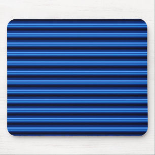 Blue Metal Horizontal Bars  Mouse Pad