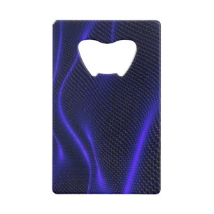 Blue Metal Mesh looking Bottle Opener