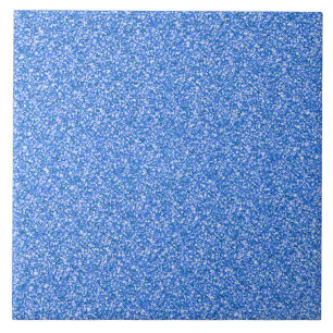 Blue metallic  glitter tile