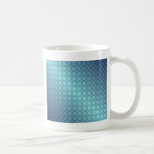 Blue Metallic Tiles Christmas decor Coffee Mug