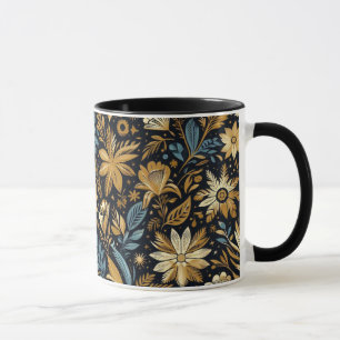 Blue Mexican Floral Mug